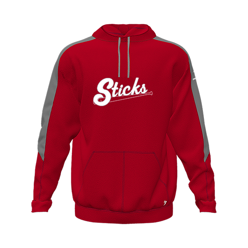 [CUS-DFW-HOOD-FLC-LSL-RED-YXS-LOGO1] Hoodie (Youth XS, Red, Logo 1)