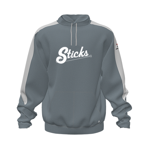 [CUS-DFW-HOOD-FLC-LSL-GRY-YXS-LOGO1] Hoodie (Youth XS, Gray, Logo 1)