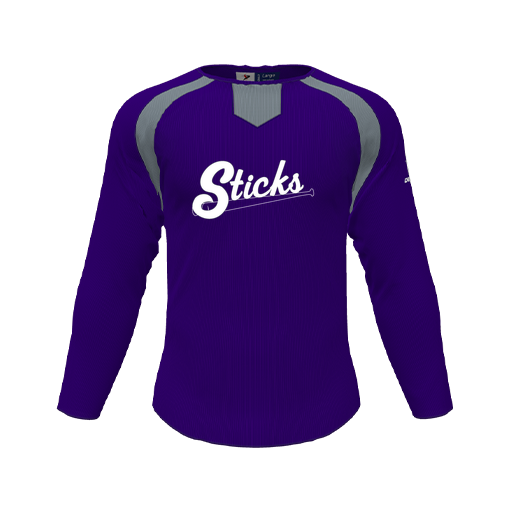 [CUS-DFW-PULL-FLC-CNK-LSL-PUR-YS-LOGO1] Pullover (Youth S, Purple, Logo 1)