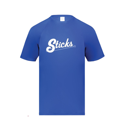 [2790.060.S-LOGO1] Men's Smooth Sport T-Shirt (Adult S, Royal)