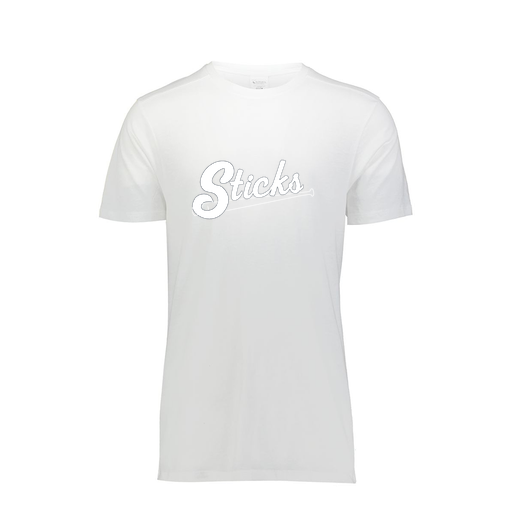 [FTSCUBWH-YS-LOGO1] Decker Youth Tri-Blend T-Shirt - Short Sleeve (Youth S, White)