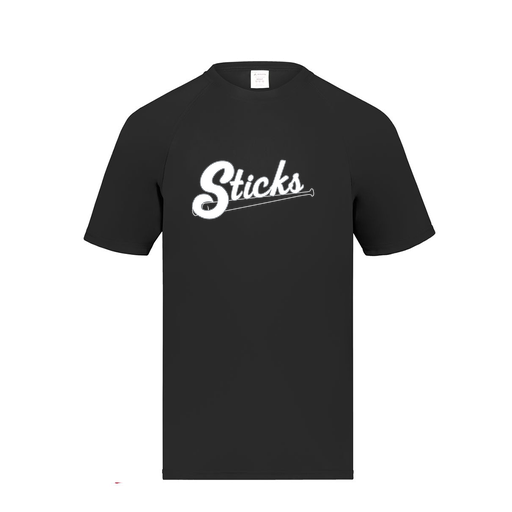 [2791.080.S-LOGO1] Youth Smooth Sport T-Shirt (Youth S, Black)