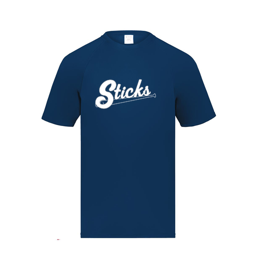 [2791.065.S-LOGO1] Youth Smooth Sport T-Shirt (Youth S, Navy)