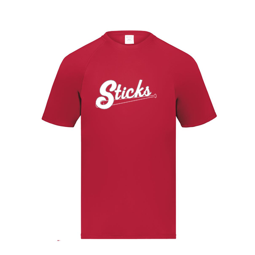 [2791.083.S-LOGO1] Youth Smooth Sport T-Shirt (Youth S, Red)