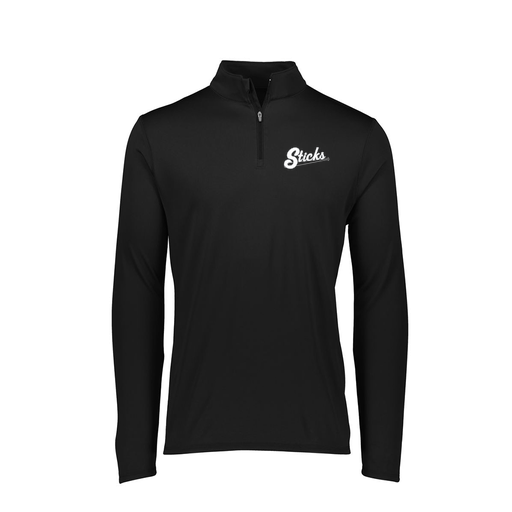 [FTLQFLBK-FAXS-LOGO1] Decker Women's Flex-Lite 1/4 Zip Shirt (Female Adult XS, Black)