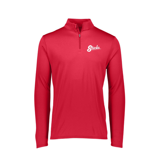 [FTLQFLRD-FAXS-LOGO1] Decker Women's Flex-Lite 1/4 Zip Shirt (Female Adult XS, Red)