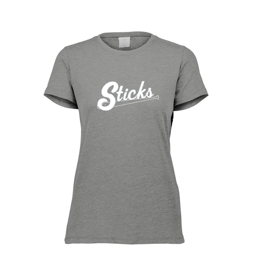 [FTSCUBGY-FAXS-LOGO1] Decker Women's Tri-Blend T-Shirt - Short Sleeve (Female Adult XS, Gray)