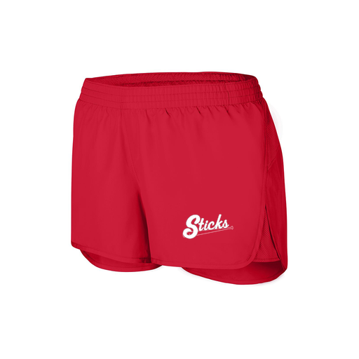 [2430.040.XS-LOGO1] Women's Performance Shorts (Female Adult XS, Red)