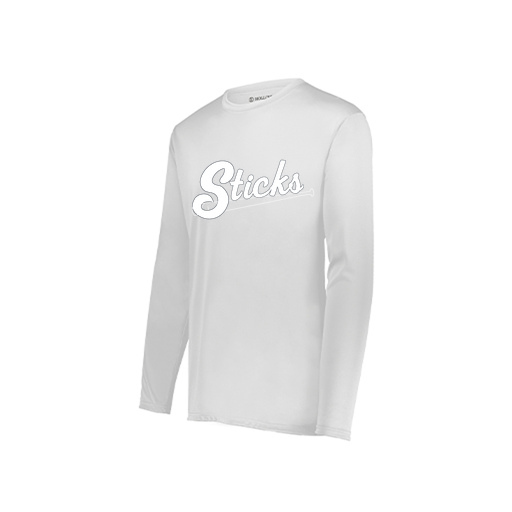 [222822.005.XS-LOGO1] Men's LS Smooth Sport Shirt (Adult XS, White)