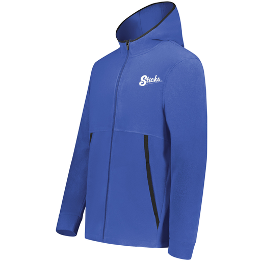 [6858.060.XS-LOGO1] Men's Chill Full Zip Fleece (Adult XS, Royal)