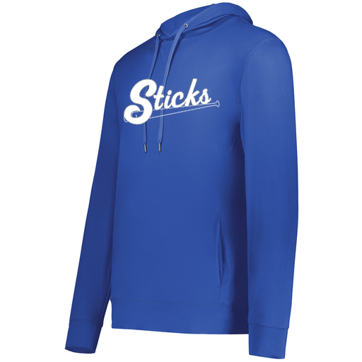 [222598.060.S-LOGO1] Men's Ventura Thin Knit Hoodie (Adult S, Royal)