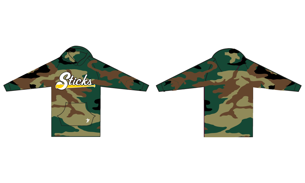 Sticks Camo - Hoodie